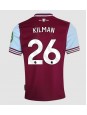 West Ham United Max Kilman #26 Domaci Dres 2024-25 Kratak Rukavima